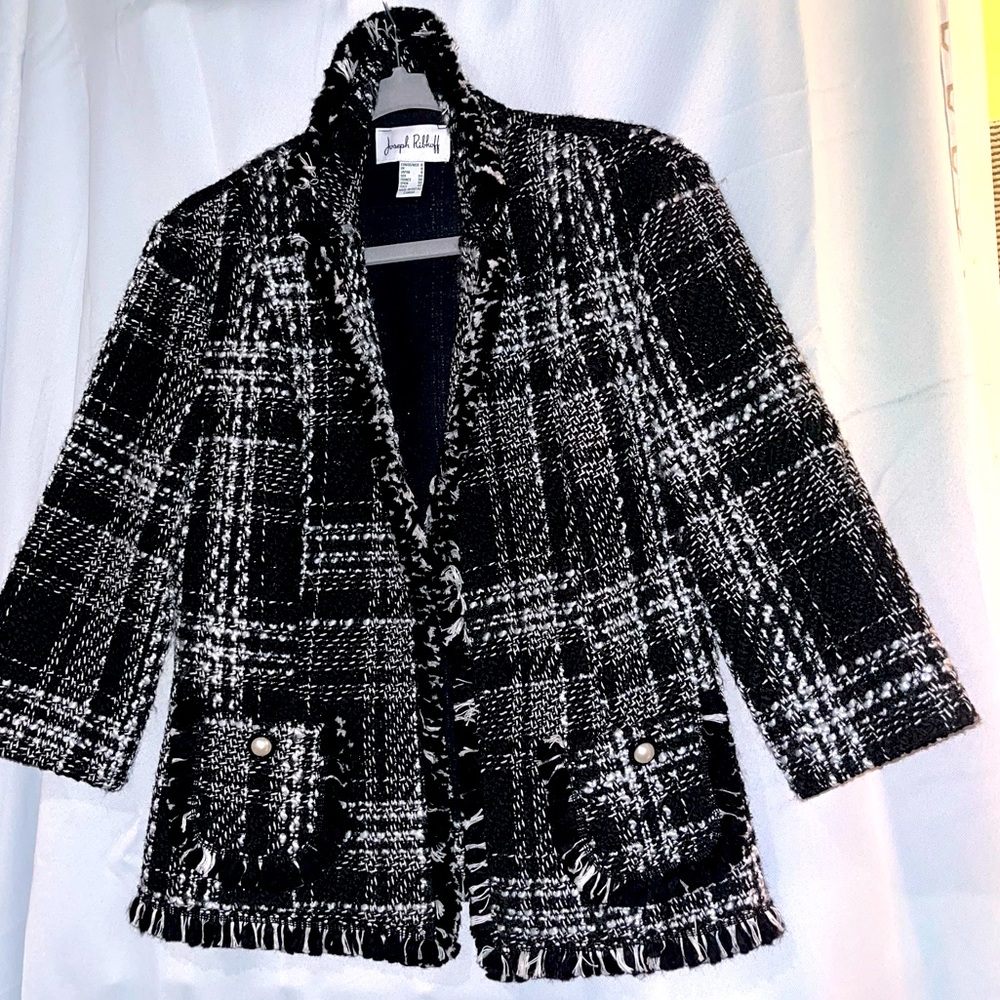 Joseph Ribkoff Tweed Jacket - Picture 2 of 6